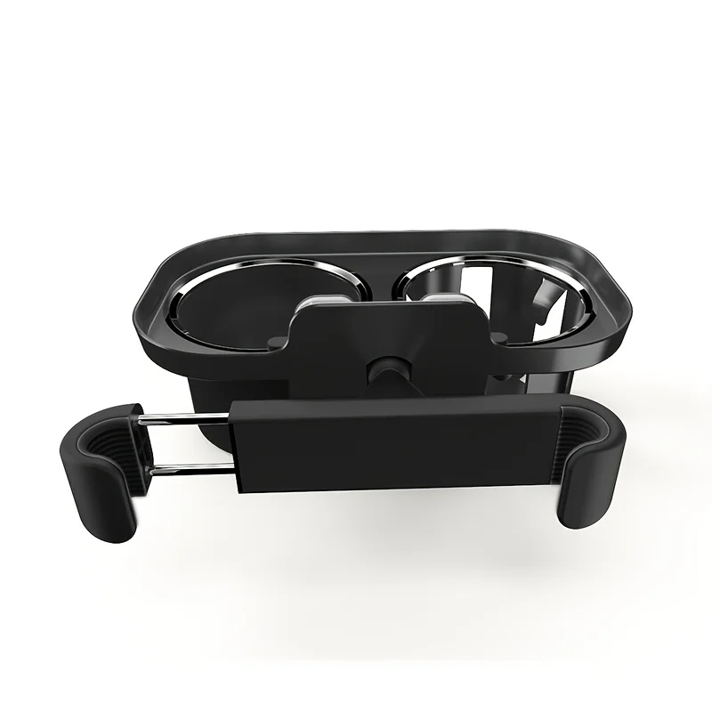 

Поднос для закусок на заднем сиденье автомобиля с держателем для бутылки с водой