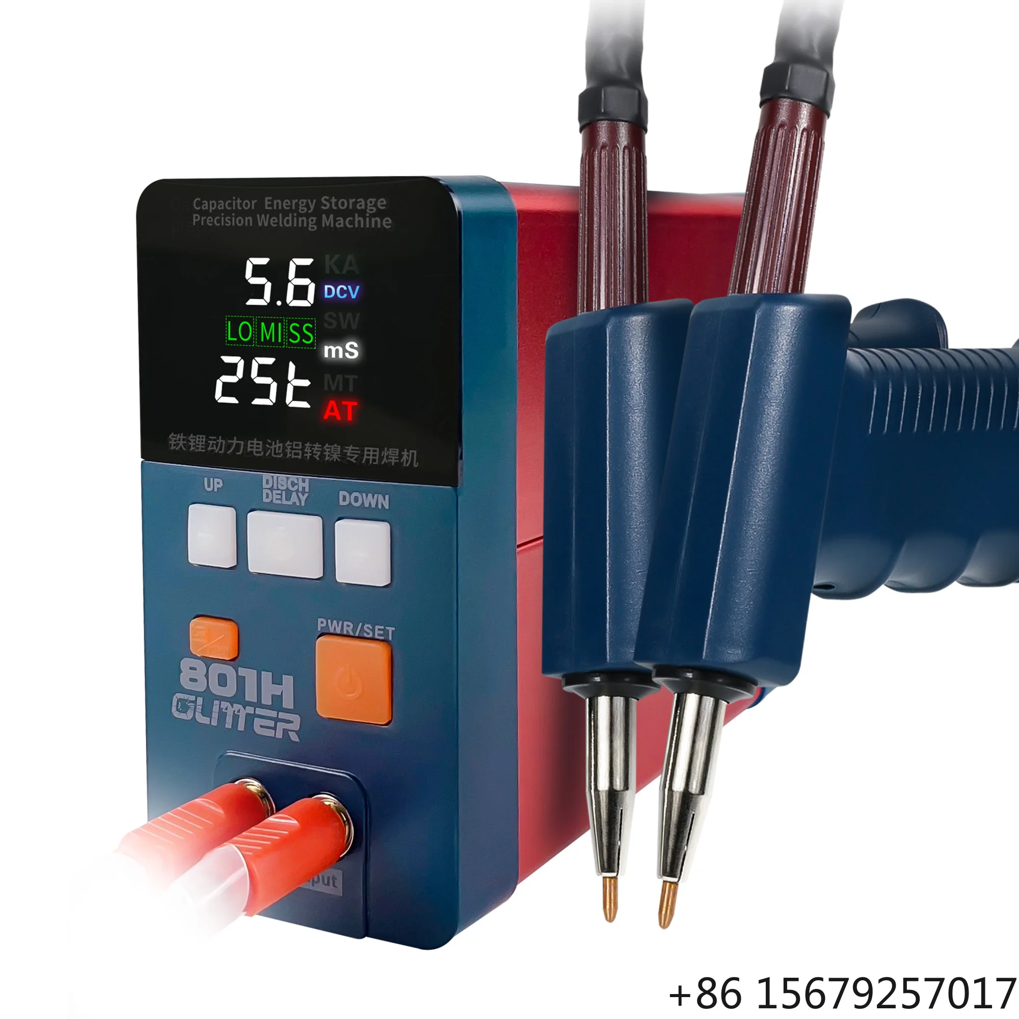21KW Lithium Battery Portable Sunkko 801H Spot Welding Machine for LIFEPO4/LIION Lithium Ion Battery