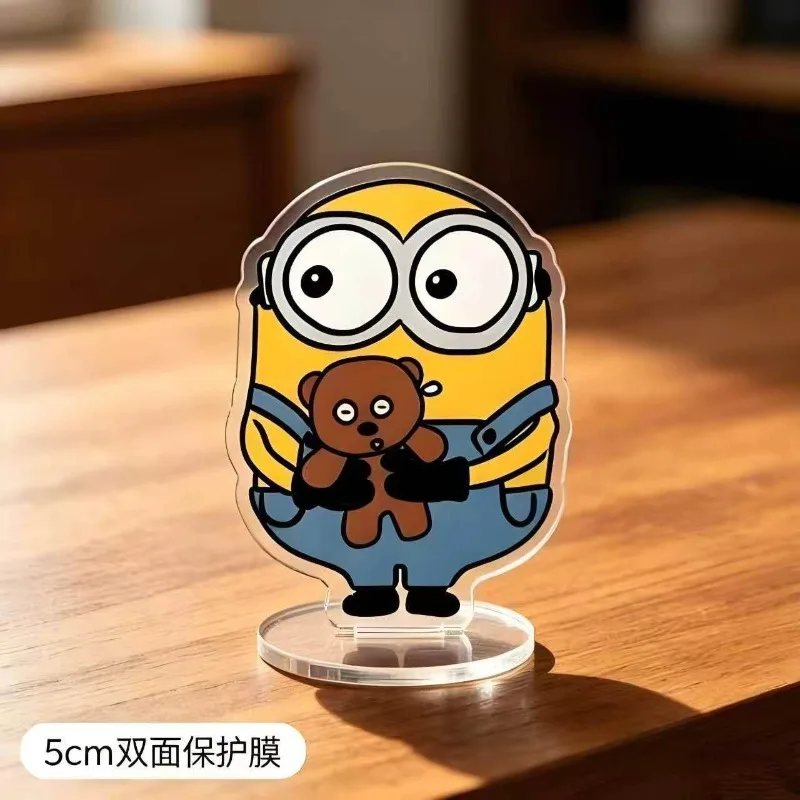Hot New Minions and Big Monster Cartoon Acrylic Stand Anime Figure Standing Card Ornaments Kawaii Model Figure Toy Gifts - view 2