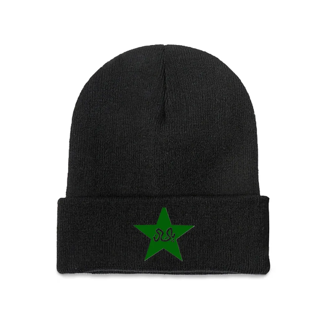 

Pakistani Cricket Beanie Knitted Hat Caps Fur Women Men Bonnet Winter Warm