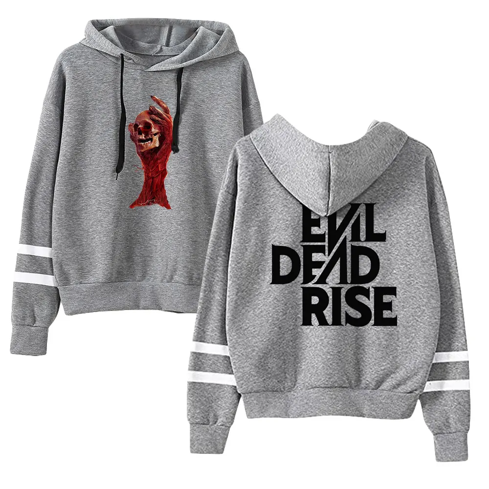 The Evil Dead uniseks tanpa saku sweter lengan bar paralel Hoodie Pria Wanita film horor baru pakaian Darurat Dead Rise