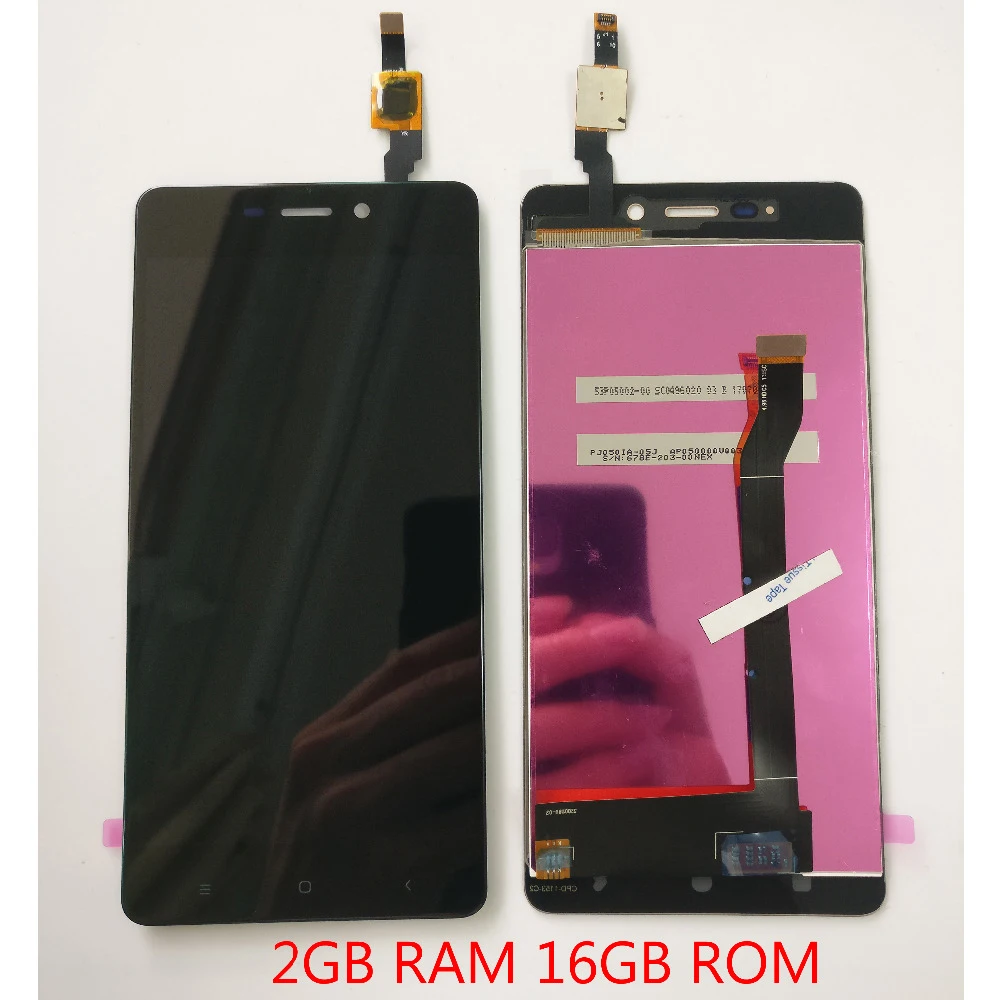 For Xiaomi Redmi 4 Standard 2GB 16GB LCD Display Screen Panel Monitor Pantalla with Touch Digitizer Sensor Glass Assembly Frame