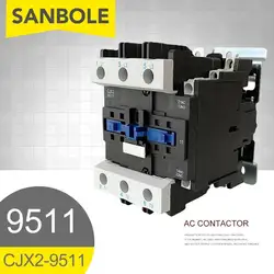 95A 3P Contacto plateado CJX2-9511 Contactor de CA 1NO 1NC 220V 380V 110V 36V 24V 12V LC1-D