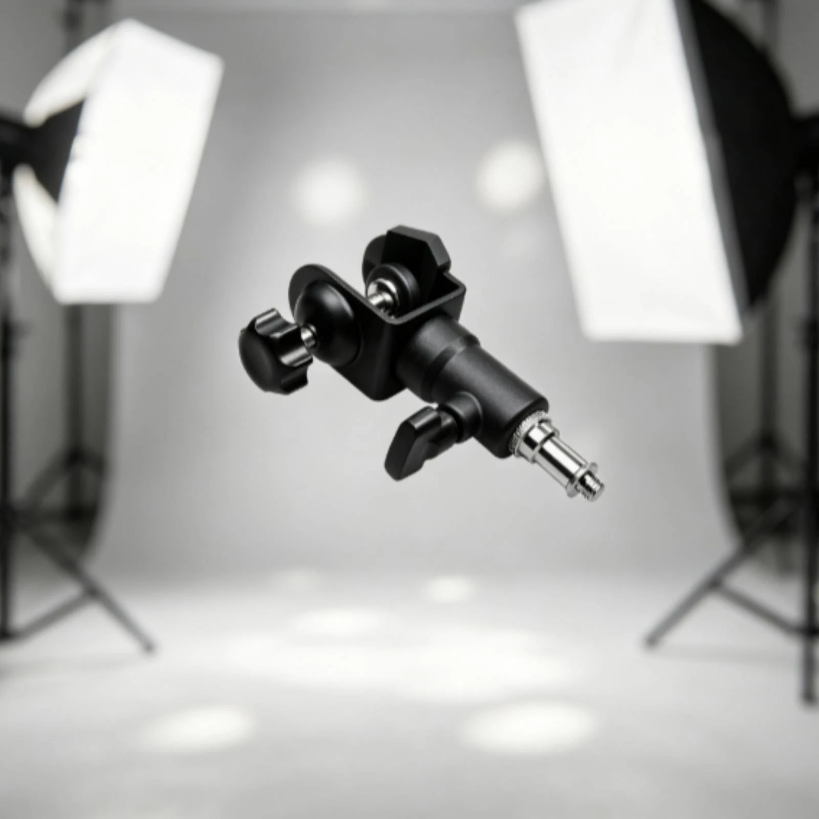 C-Clamp with Threaded Connector Adjustable C Clamp with Mounting Column Camera Mount Secure Versatile for Photographers view 3