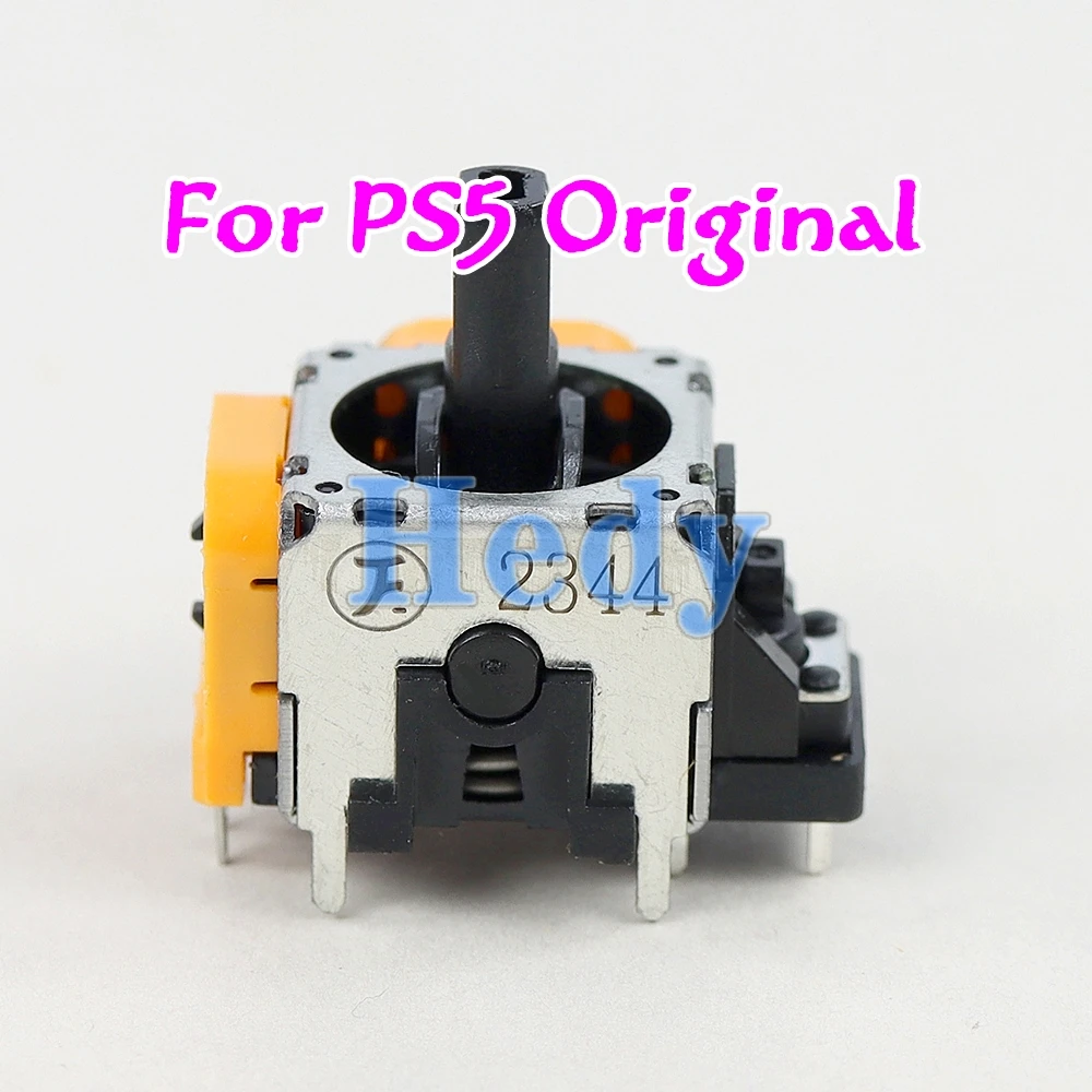 1 шт. желтый 3D аналоговый для контроллера Playstation 5, джойстик, сенсорный модуль, потенциометры для PS5 2,3 К