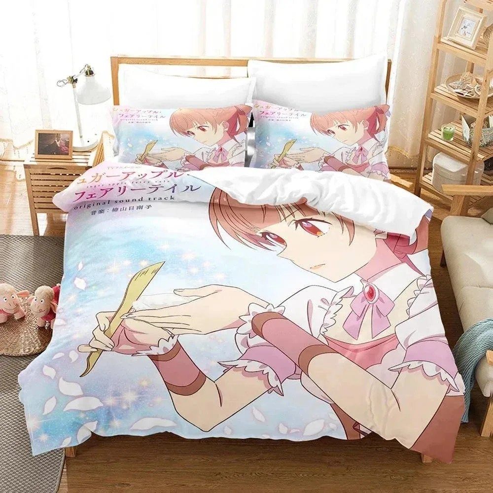Apple Fairy Tale Bedding Set For Bedroom Soft Modern Bedspreads Comefortable Kids Duvet Cover Quilt Cover And Pillowcase