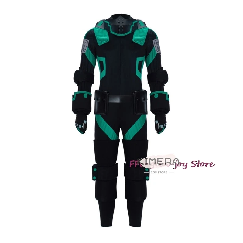 My Hero World Heroes Academia Mission Boku No Hero Akademia Izuku Midoriya Deku Cosplay Fancy Costume Green Battle Suit