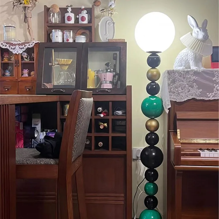 Living room sofa floor lamp creative personality bedroom designer vertical net red light