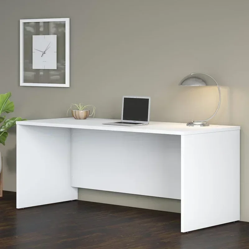 Home Office Desk, 72W x 30D, White