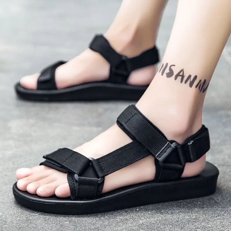 Colorful Platform Mens Sandals Drive New Summer Outer Wear Men Casual Sandals Trend All-match Non-slip Men Sandals