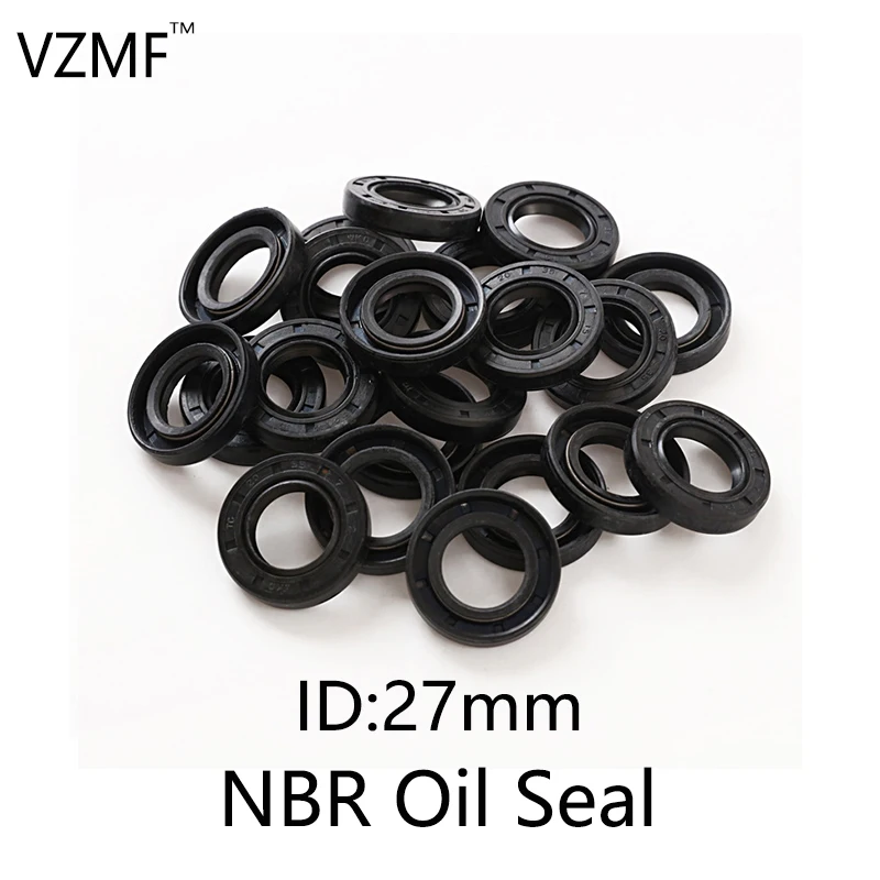 

NBR TC/TG4 Framework Oil Seal ID 27mm OD 34-52mm Thickness 4-12mm Nitrile Butadiene Rubber Gasket Sealing Rings