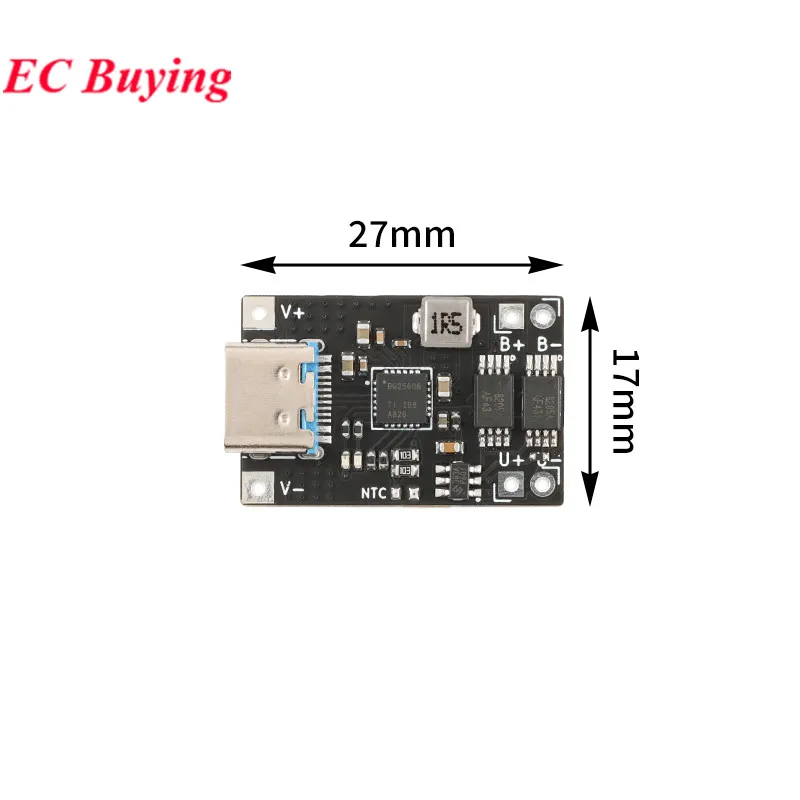 1-20Pcs 5V TYPE-C USB 3A Lithium Battery Charger Module Power Charging Discharging Integrat With Protection Dual Function Li-ion