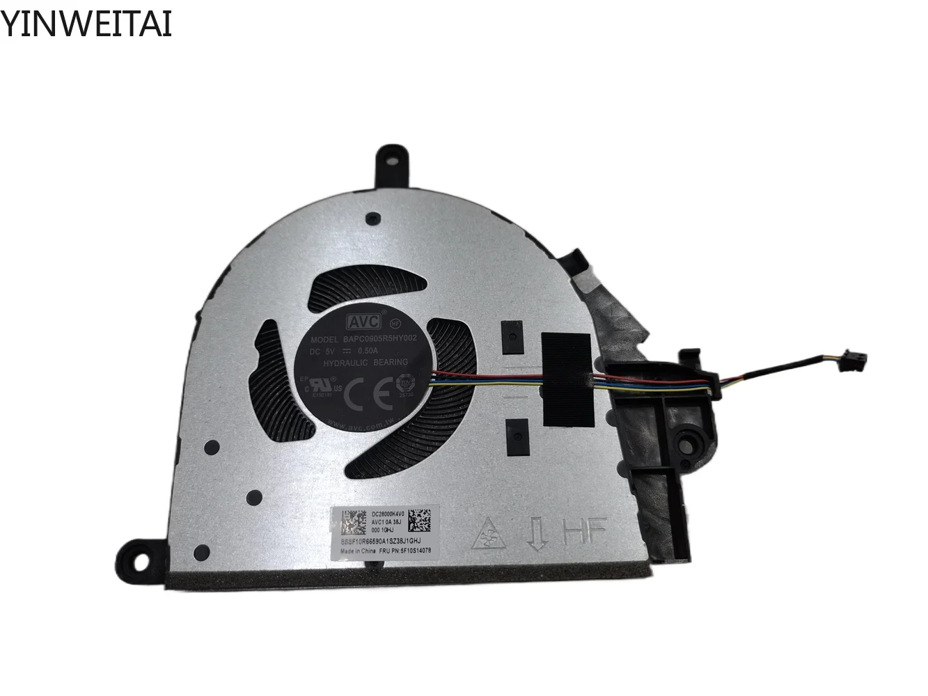 

Fan for Lenovo IdeaPad Slim 3 15IRU8 15IAN8 15ABR8 3 15AMN8 16IRU8 16ABR8 5F10S14078 5F10S14077 BAPC0905R5HY002