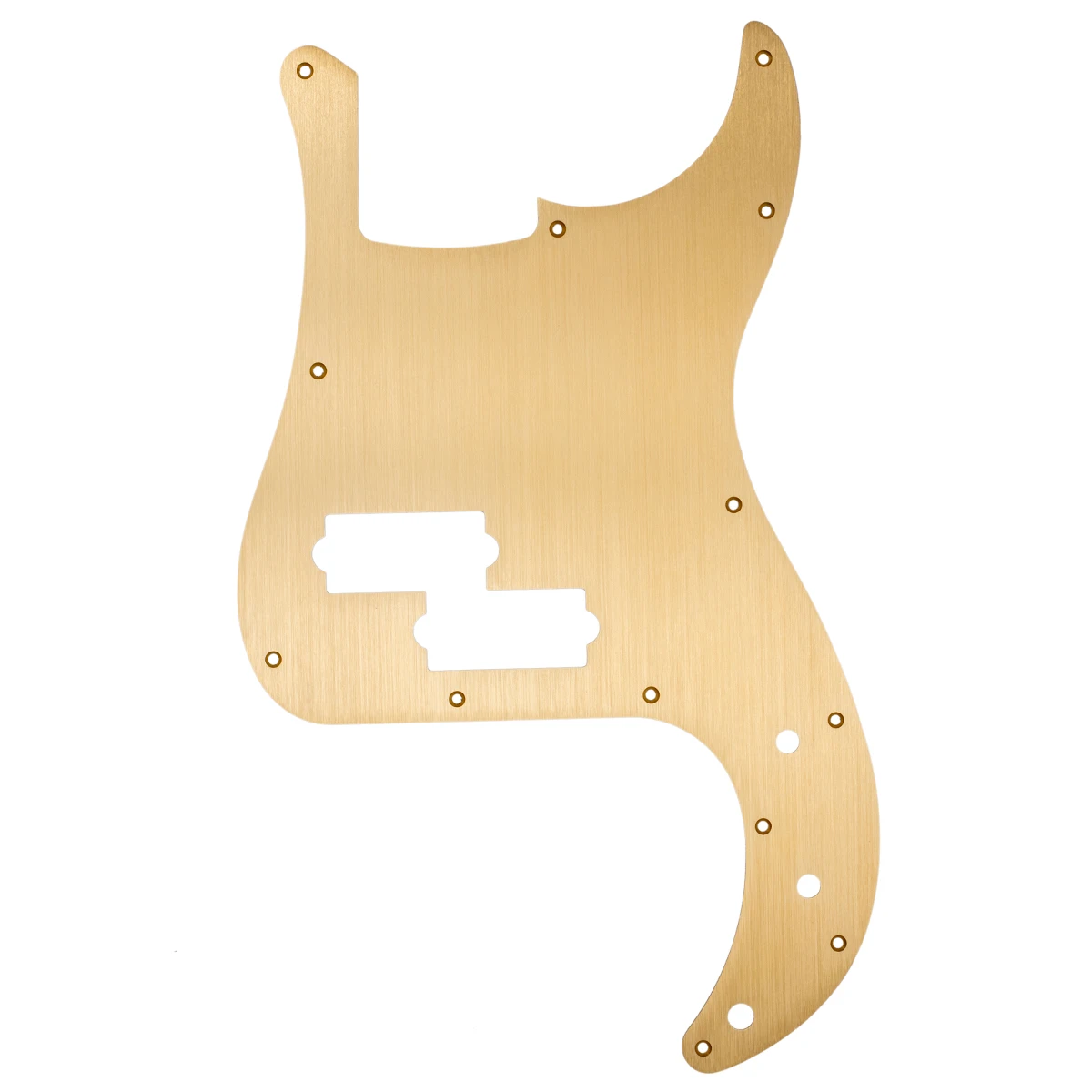 Musiclily Ultra 13 Holes Anodized Aluminum P-Bass Pickguard for American Fender Standard Precision Bass