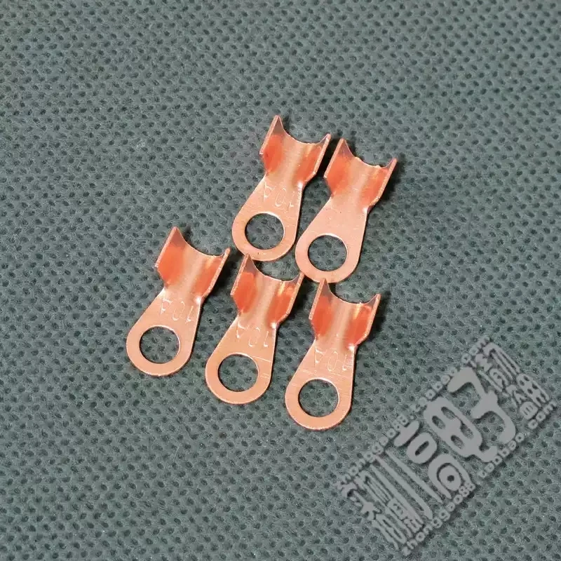Round mouth wiring nose wire ear copper ear OT 10A hole diameter 5MM