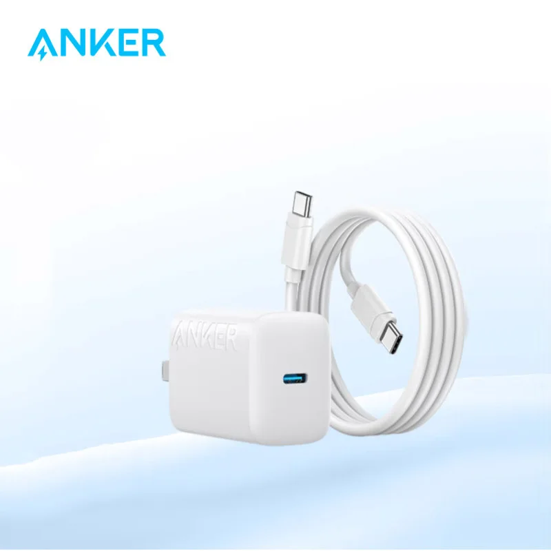 Anker 312 Charger 30W PD Fast Charge with 1m C-C Cable for iPhone 15 16 Pro Max Android