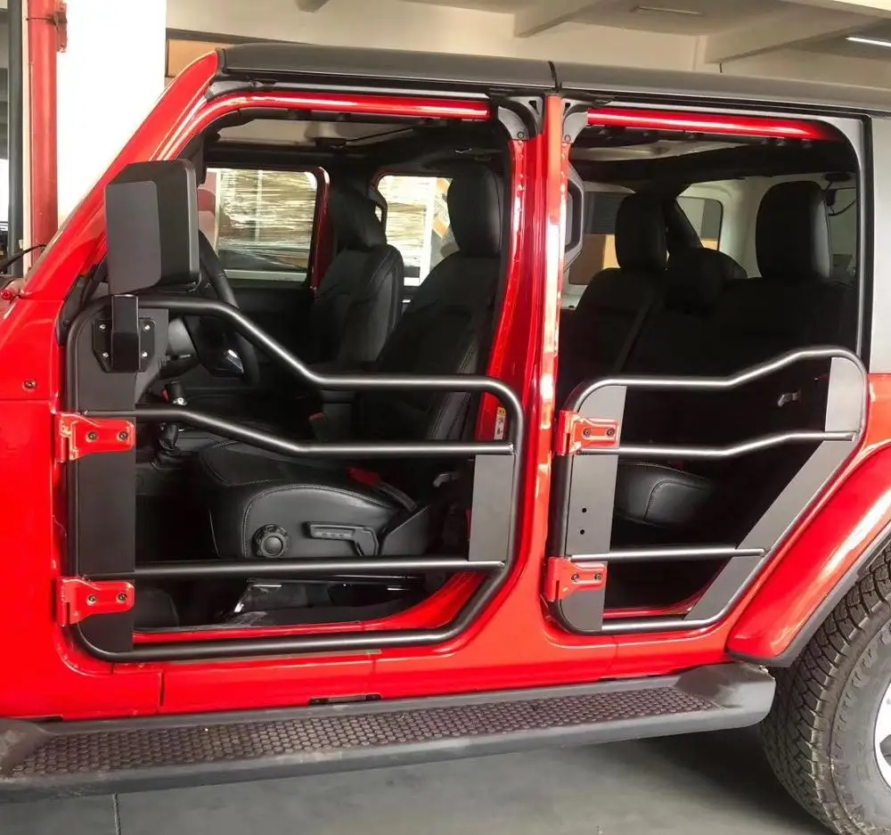 Half Door With Side View Mirror Fit For Jeep Wrangler JL 4 DOOR