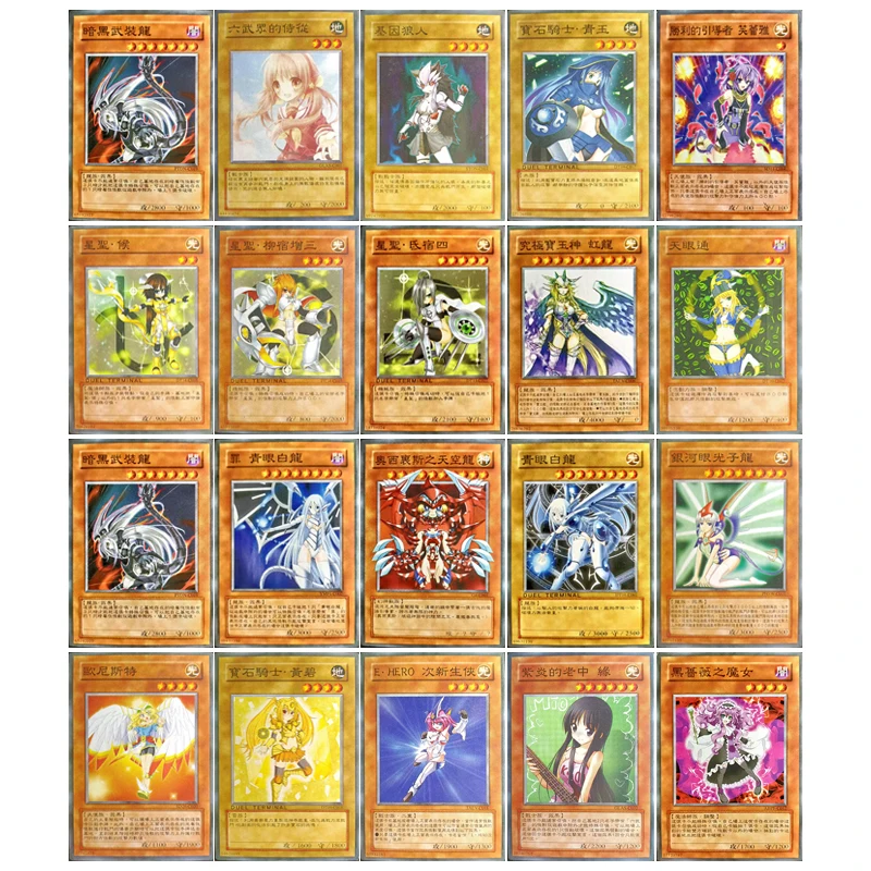 

Japanese Anime Yu-Gi-Oh! Diy Homemade Cards Slifer The Sky Dragon Collectible Cards Christmas Birthday Gift Children's Toys