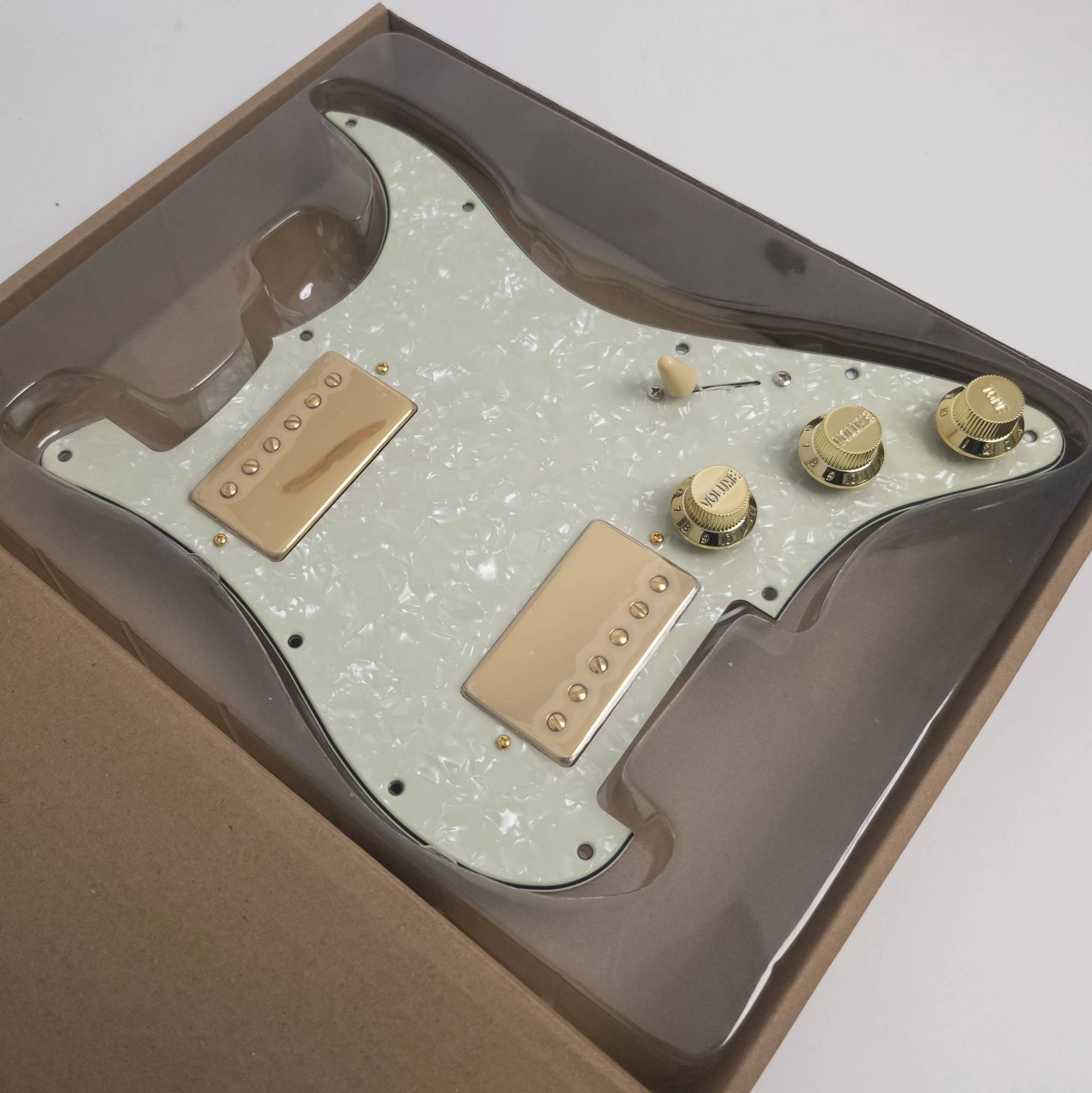 

Guitar Prewired Loaded Pickguard with HH Ainico 5 Humbucker Pickups Set For ST Electric Guitars Replacement parts