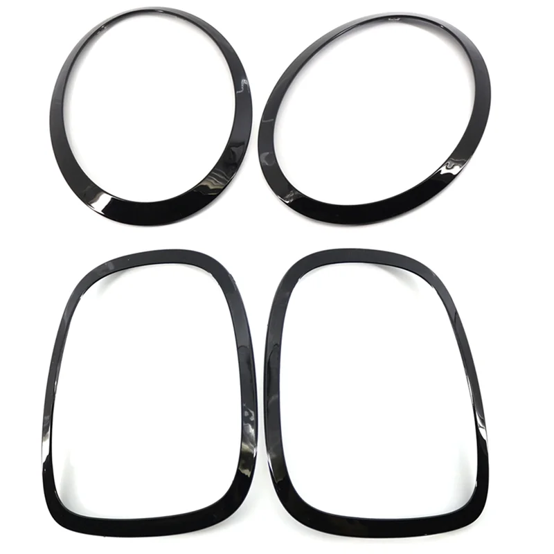 

TFORU-Front Rear Lamp Ring Cover Case Decoration Headlight Frame Tail Light Cover For Mini Cooper S JCW F55 F56 F57