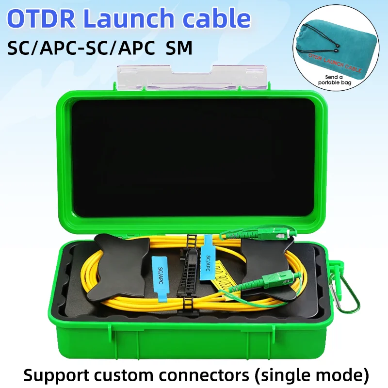 

SC/APC-SC/APC OTDR пусковой кабель OTDR, волоконно-оптический кабель, удлинитель OTDR для мертвых зон, одномодовый Устранитель