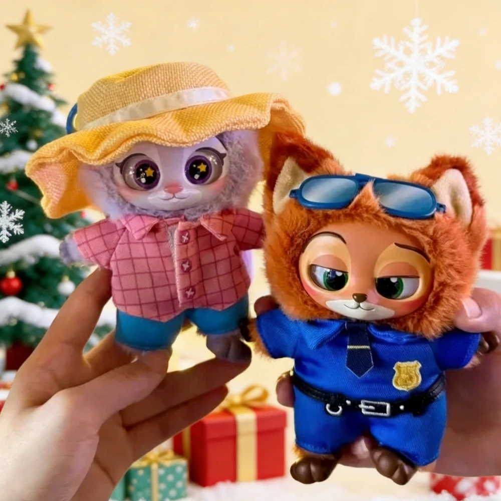 ディズニー ブランド ズートピア 6種類 ブラインドボックス 可愛い ニック ジュディ アクションフィギュア ぬいぐるみ ビニール人形 ミステリーボックス アニメフィギュア クリスマスプレゼント