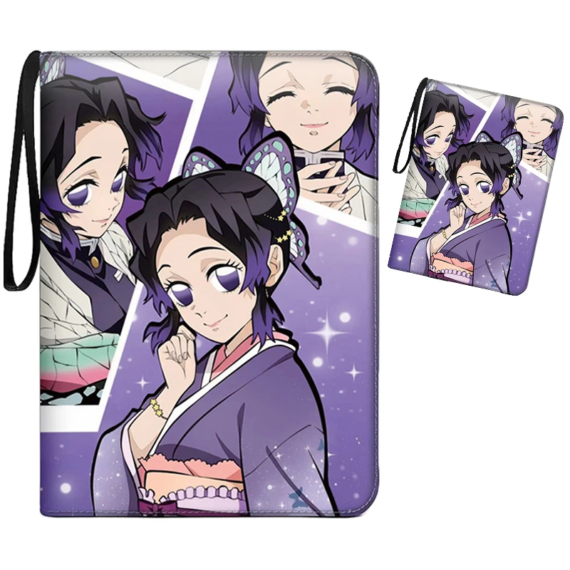 Anime Demon Slayer Kamado Nezuko Kochou Shinobu Kanroji Mitsuri Kamado Tanjirou periferiche nove griglia libro di carte regalo di compleanno