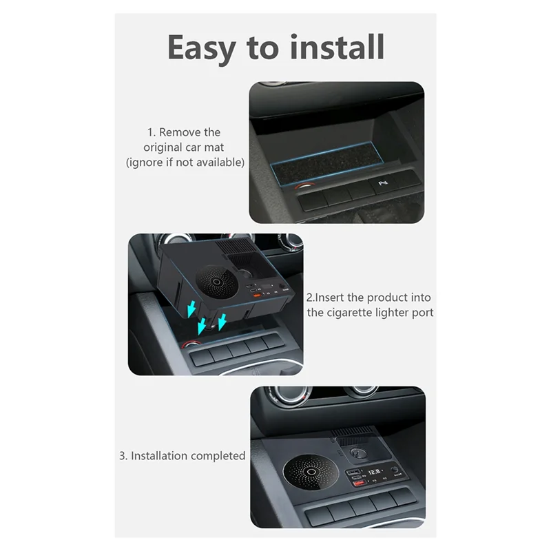 

Wireless Charging For Jetta Mk6 Cigarette Lighter Fast Charging Car Charger Easy Install-B12B