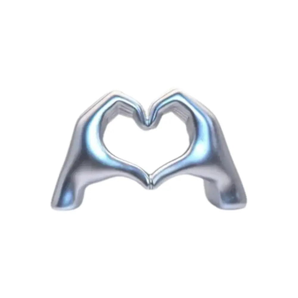 1 pz Decorazione Gesto, Statua Dito Cuore Decorazione Moderna Ornamento Arte Scultura Casa Dito a forma di Cuore Personalizzato Gestu S5h1