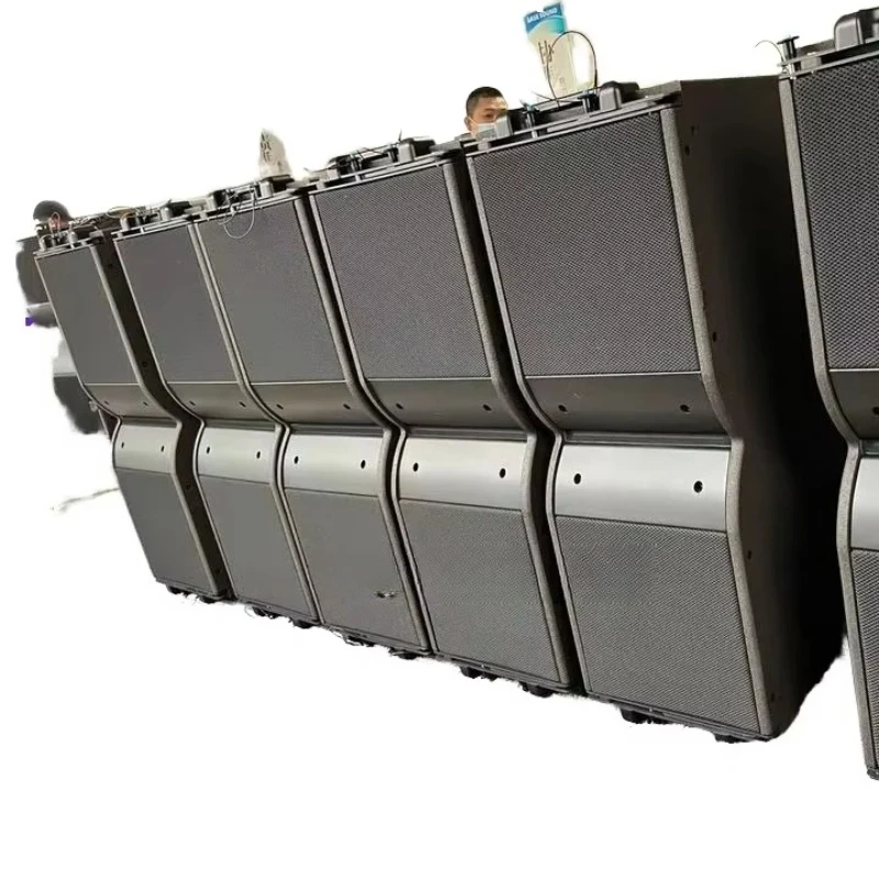 

Audio, video, sound system, active/passive line array speakers, wood material enhances sound