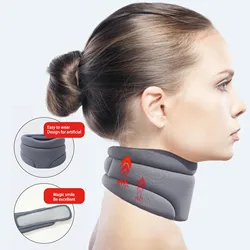 Soft Foam Neck Support corrector Cervical Brace Adjustable Cervical Collar for Relieve Cervical Pain Airplane Travel Nap Health