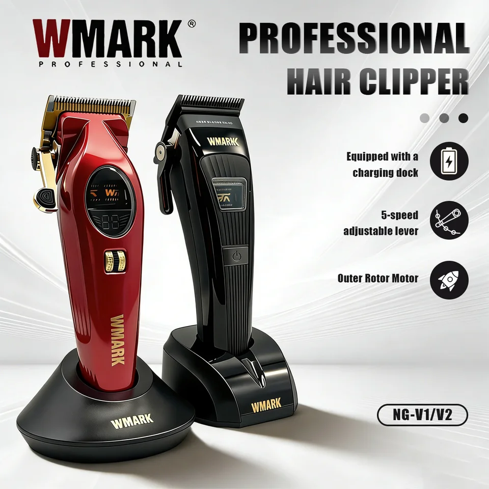WMARK Adjustable Hair Clippers BLDC 9000 RPM for Men