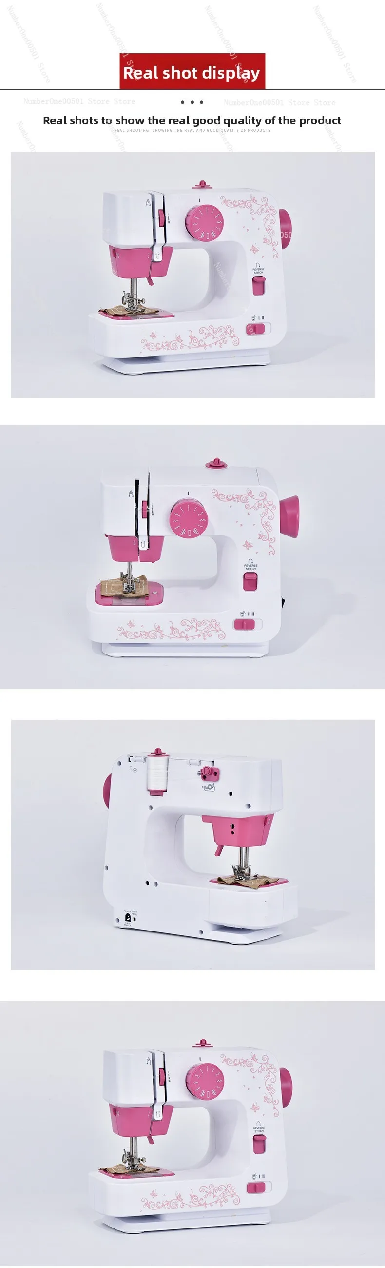 Multifunctional Home Sewing Machine 1501S Electric Mini Portable Garment Car Tailor Machine