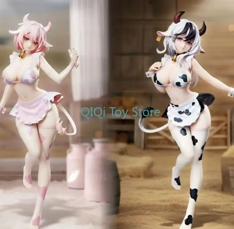 

Красивая девушка серии коровья девушка черно-белая с ручной работами автомобильные настольные украшения настольный чехол модная игра MilkGirls