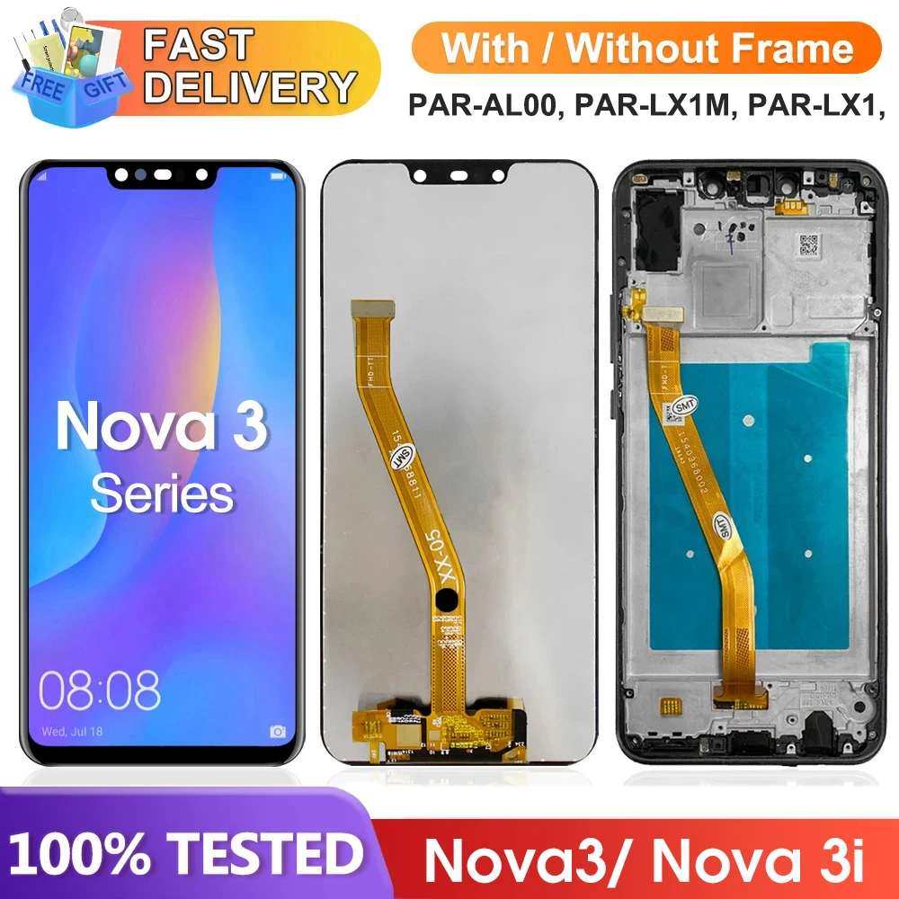 تقرير ونصيحة حول شاشة Nova 3 مع الإطار لجهاز Huawei nova 3i INE-LX1
