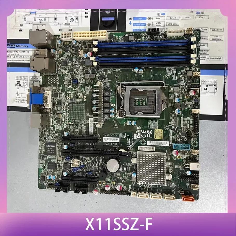 E3-1200 v6/v5 7th/6th Gen. Core i7/i5/i3 Series  LGA1151 For Supermicro Motherboard X11SSZ-F