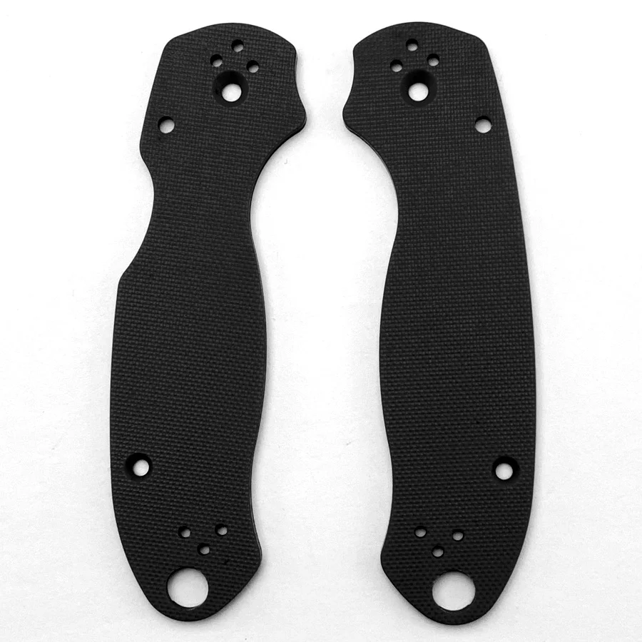 1 Pair 4 Colors G10 Material Folding Knife Handle Patches Scales for Spyderco C223 Paramilitary 3 Para3 PM3 DIY Make Accessories