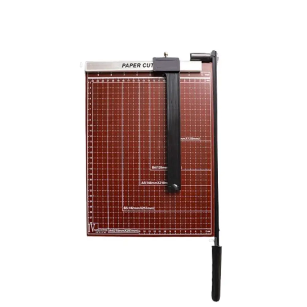 Heavy Duty A4 Paper Cutter Metal Base 15 Page Capacity Paper Card Trimmer Manual Professional Photo Cutting Machine Desktop