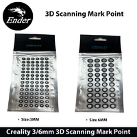 Creality 3/6mm 3D Scanning Mark Point Reflective Marker for Creality Otter /CR-Scan Raptor / Ferret Pro 3D Scanner Tracking Dot
