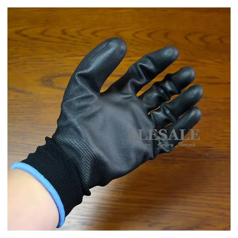 

1/пара нейлоновых вязаных перчаток с полиуретановым покрытием, размер S/M/L/XL, рабочие защитные перчатки для строителя, водителя, садовника, ремонта, защита рук