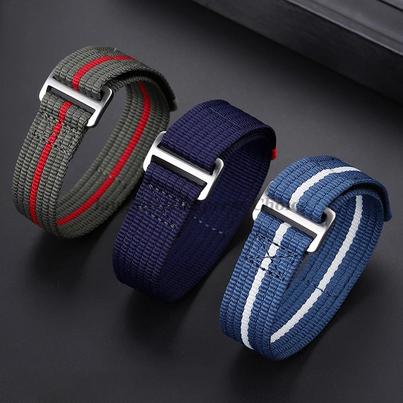 20mm 22mm High Quality Nylon Watch Strap for TUDOR Collar Hidden FXD/Biwan/1958Series Canvas Watchband for Men Sport  Bracelets image 2
