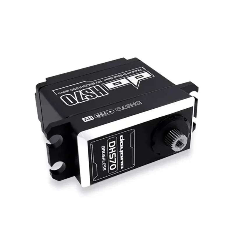 SkyDEl1pcs DHS60 DHS70 DHS108 Brushless Servo HV High Pressure Titanium & Steel Tooth Racing Steering Gear For RC Car