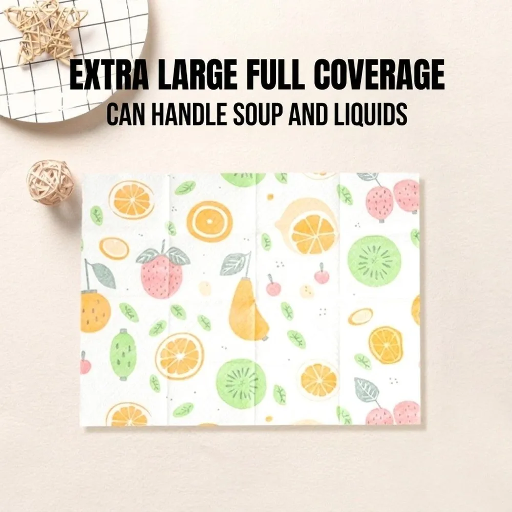 20pcs Daily Throwing Oil-proof Disposable Placemats Cute Durable Dining Pads Portable Multi-functional Table Mats Infants