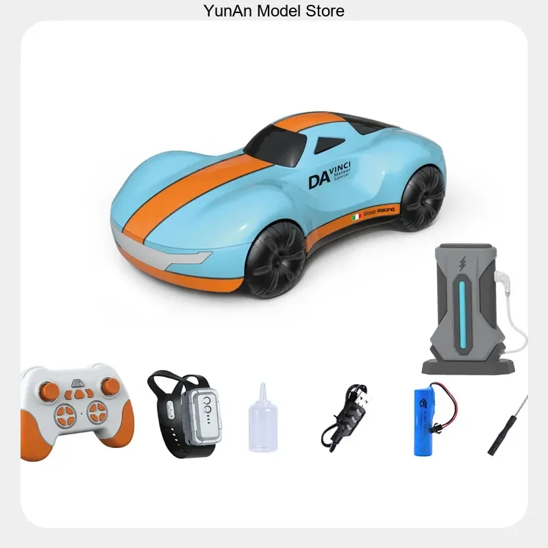 In Stock New Energy RC Stunt Car 2.4GHz Remote Control Hobby Model Gesture Sensing With LED Lights Music & Spray Effects Collect