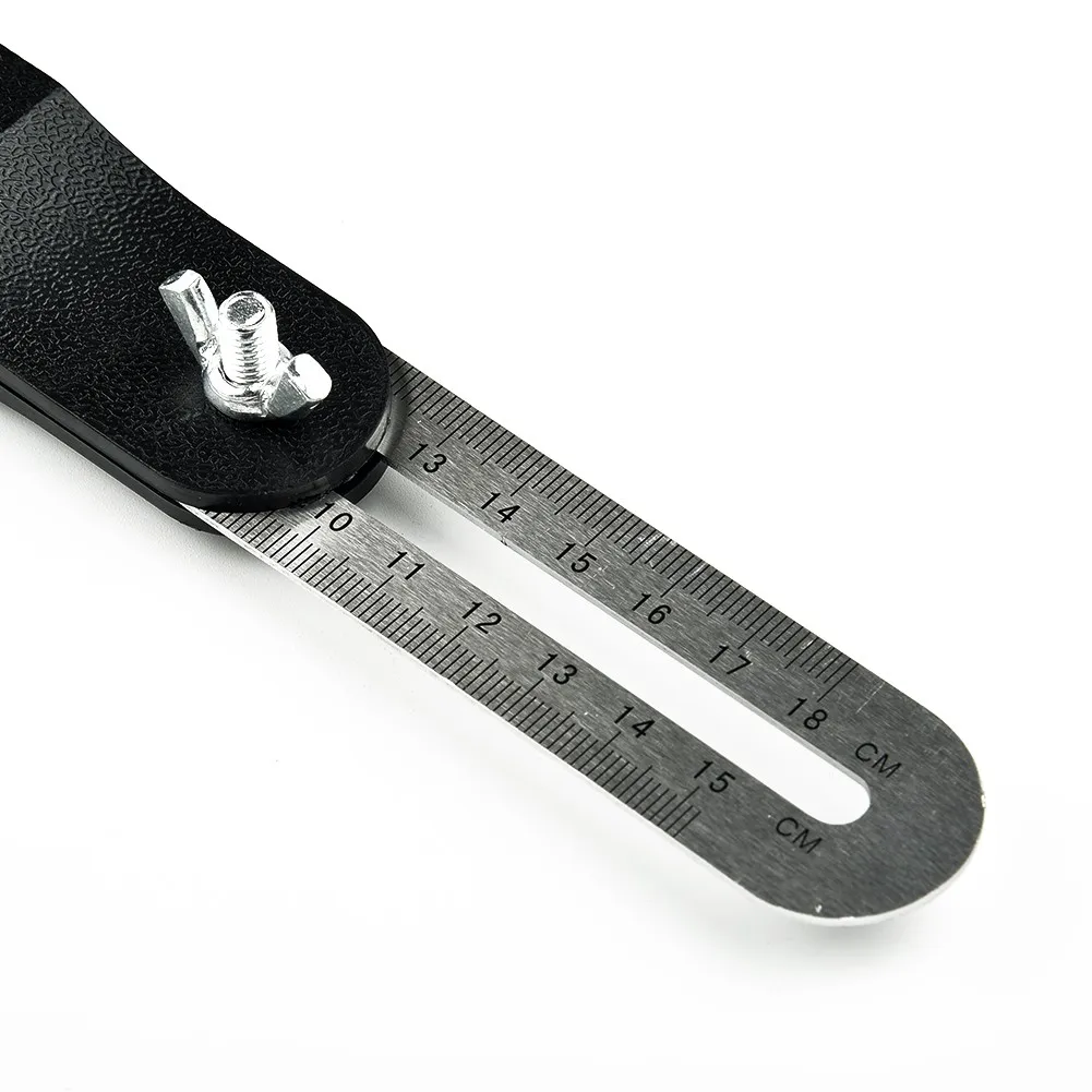 Stainless steel Angle Ruler Wood Marking Level Bevel Carpenters Adjustable Gauge Angle Finder Square Gauge Protractor