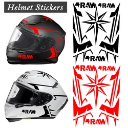 For Shoei HJC KYT Arai AGV Motorcycle Helmet Stickers Decals Visor Kit Moto Body Fender Windshield Decorative Accessories