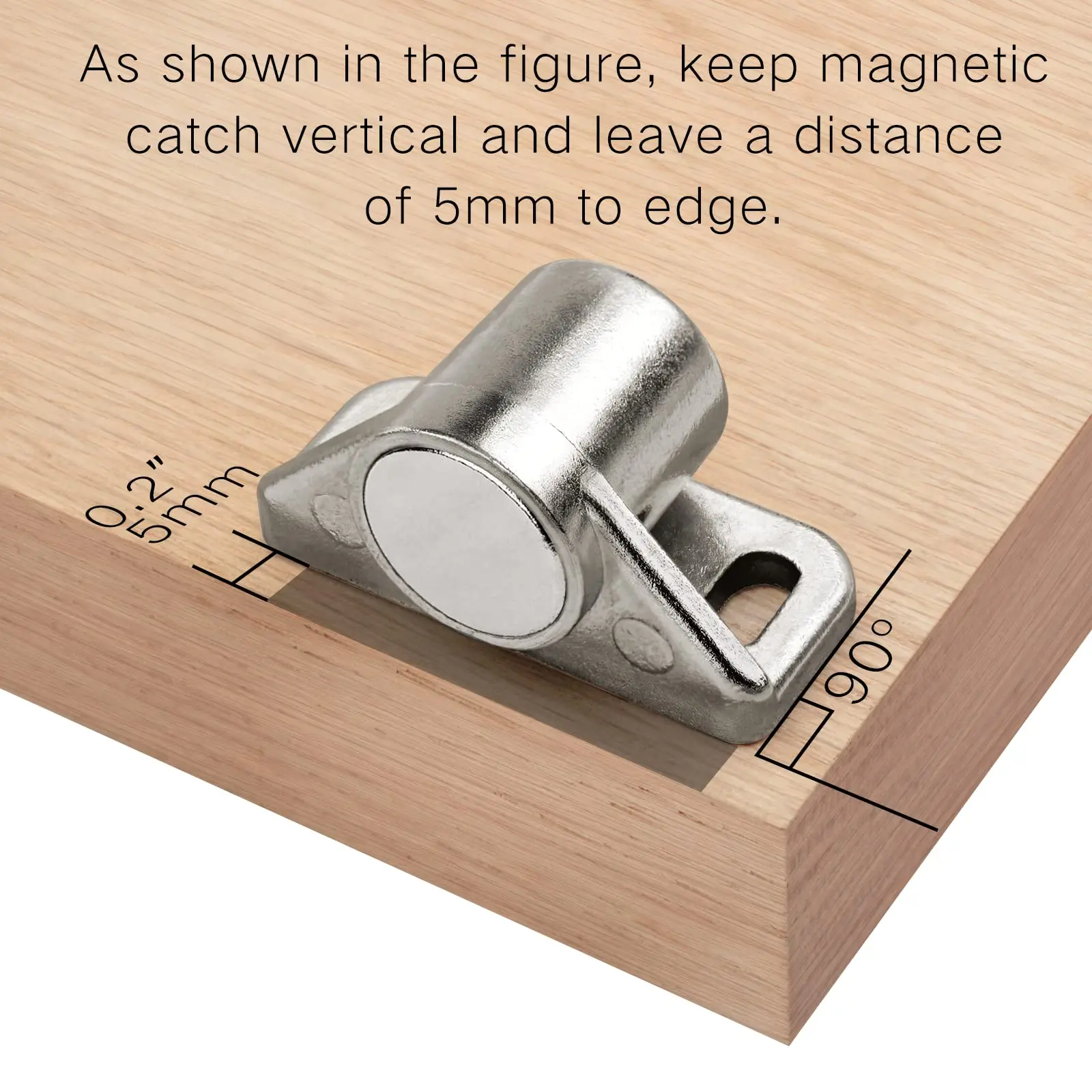 Magnet Door Catch Furniture Fittings Strong Magnets for Cupboard Doors Stoppers Super Powerful Cabinet Neodymium Magnetic Latch