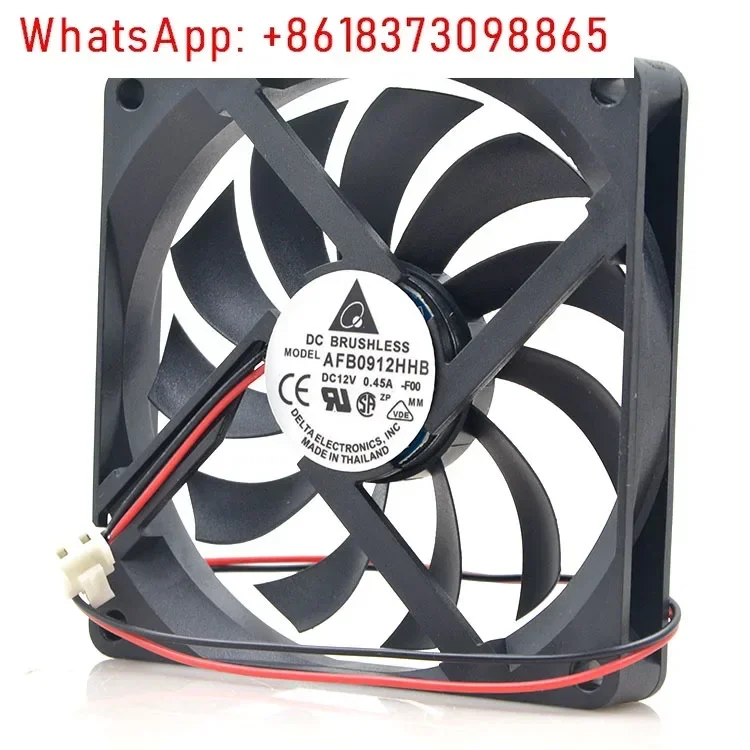 9Cm 12v 0.45A 9015 AFB0912HHB Computer main board speed regulation, water-cooled ultra-thin fan