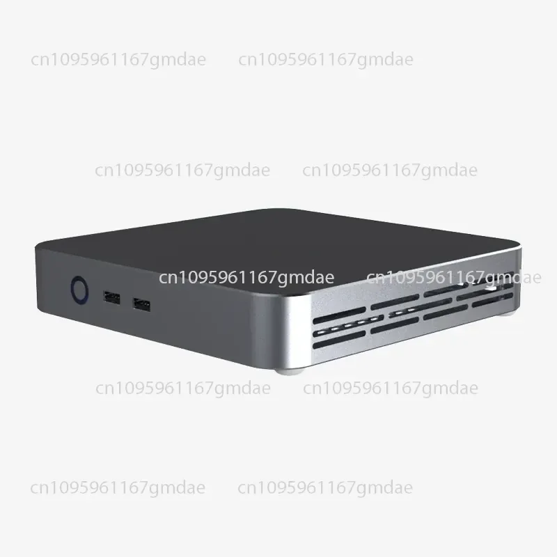 X100 Aluminum Alloy Thin ITX Chassis 35MM  Half Height Mini Computer Host Wall Hanging DC