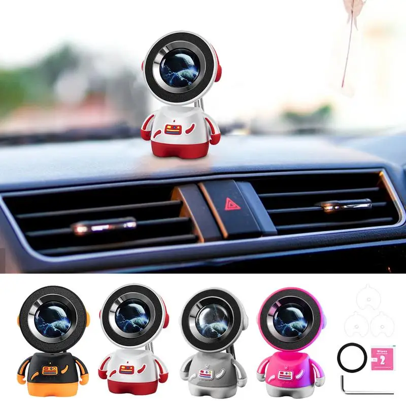 Магнитный держатель сотового телефона для автомобильной подставки для телефона, автомобильное крепление, вращение на 360 градусов, дизайн астронавта, стабильный кронштейн для большинства